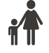 Icon Mutter mit Kind